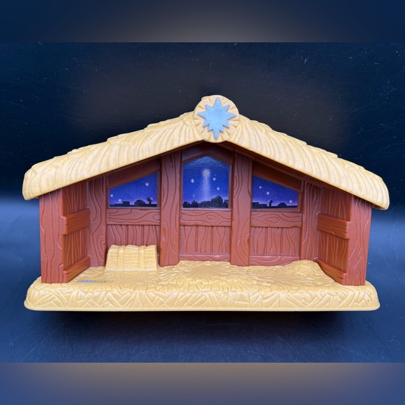 Fisher Price Other - 2002 Fisher Price Little People Nativity Stable Replacement Christmas Barn
